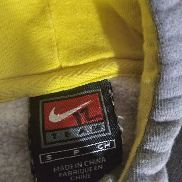Vintage Nike Center Swoosh University of Oregon Ducks Hoodie Sweatshirt - Picture 8 of 9